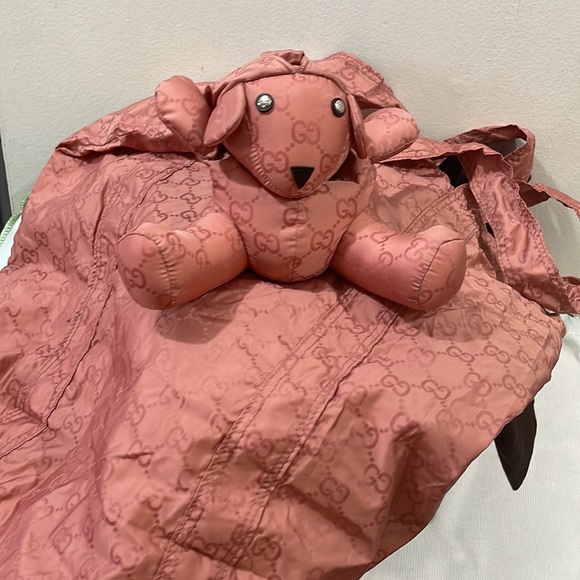 Sold‼️‼️GUCCI
Nylon Monogram Teddy Bear Folding Tote Pink💓 - Picture 8 of 17